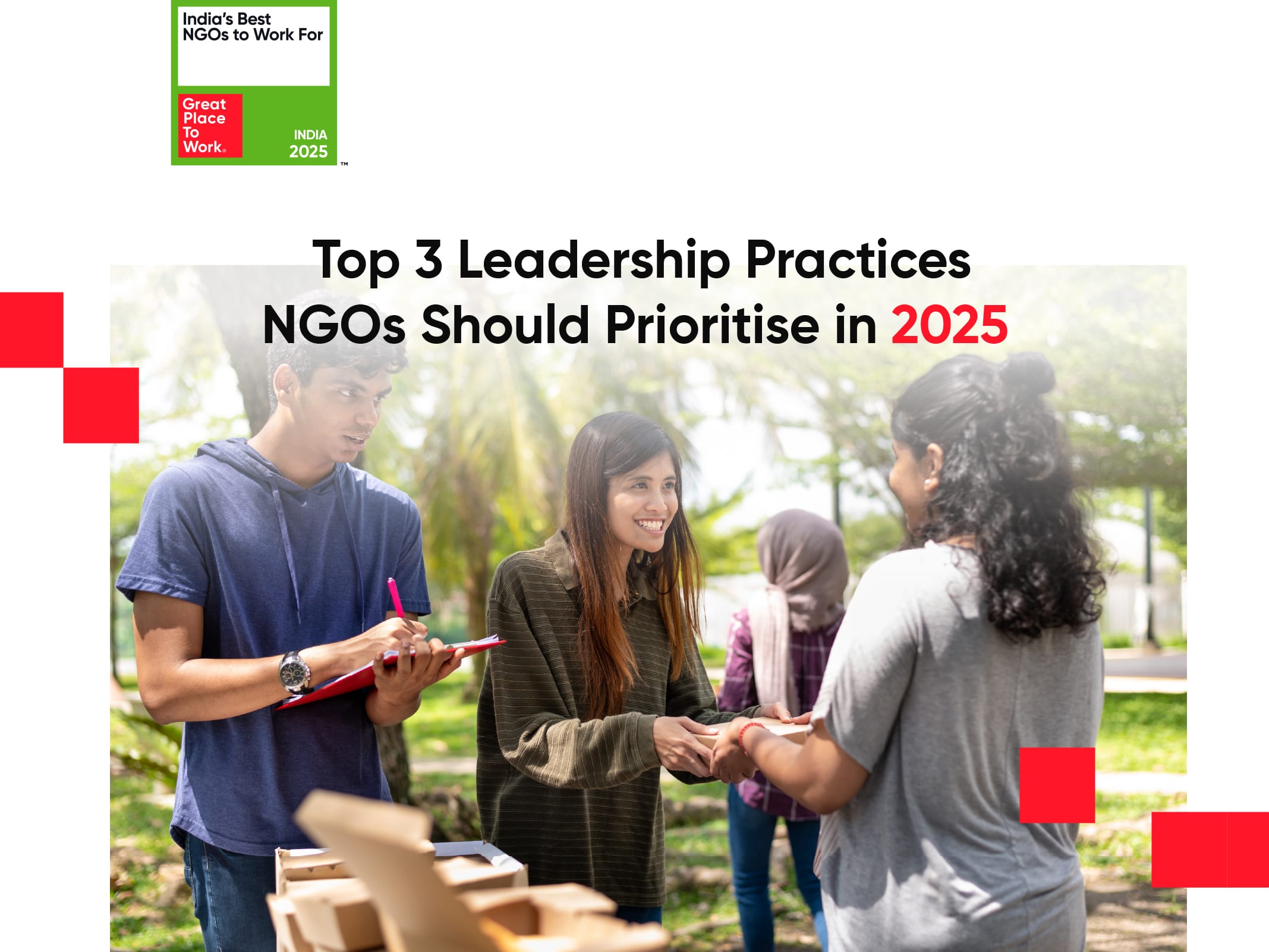 Top 3 leadership practices for NGOs