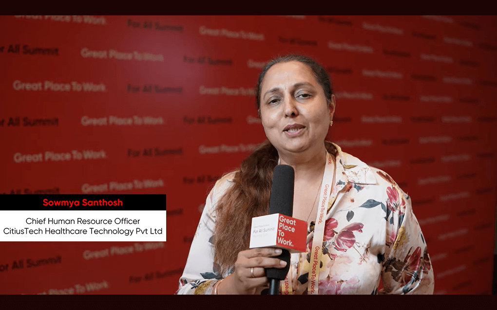 Sowmya Santhosh sharing their For All Summit experience