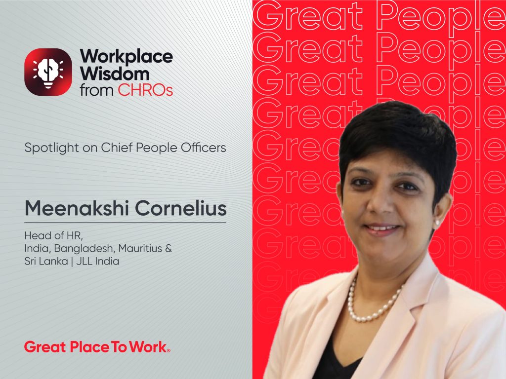 Meenakshi Cornelius, HR Head at JLL India