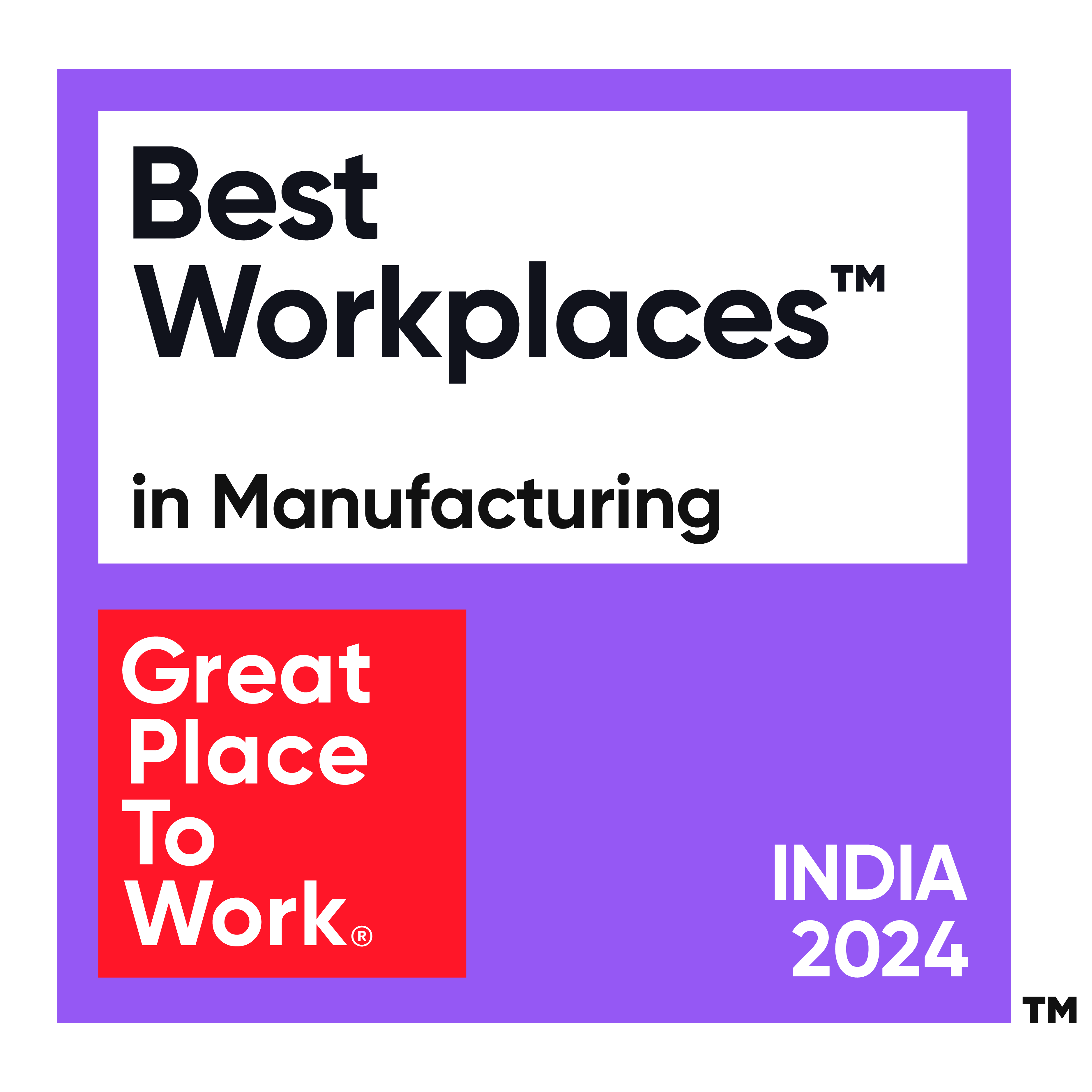 India's Best Workplaces in Manufacturing 2024
