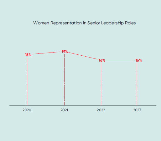 Women Representation in Senior Leadership Roles