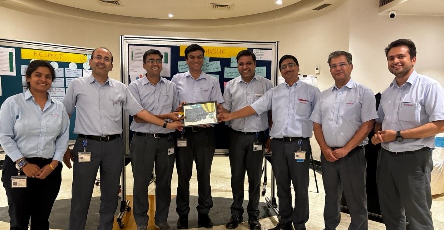 Jaipur Plant felicitation ceremony - Recognizing leaders and teams with the highest positive feedback and improvement from the previous year