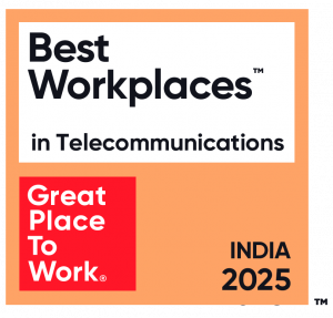 Best Workplaces in Telecommunications badge