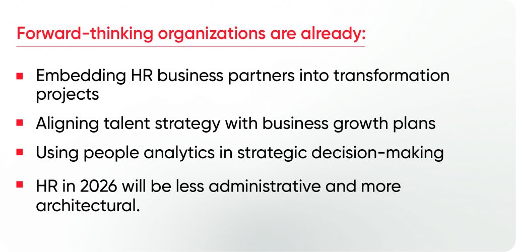 Forward thinking Organizations