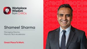 Shameel Sharma. MD at Marriot Tech Accelerator