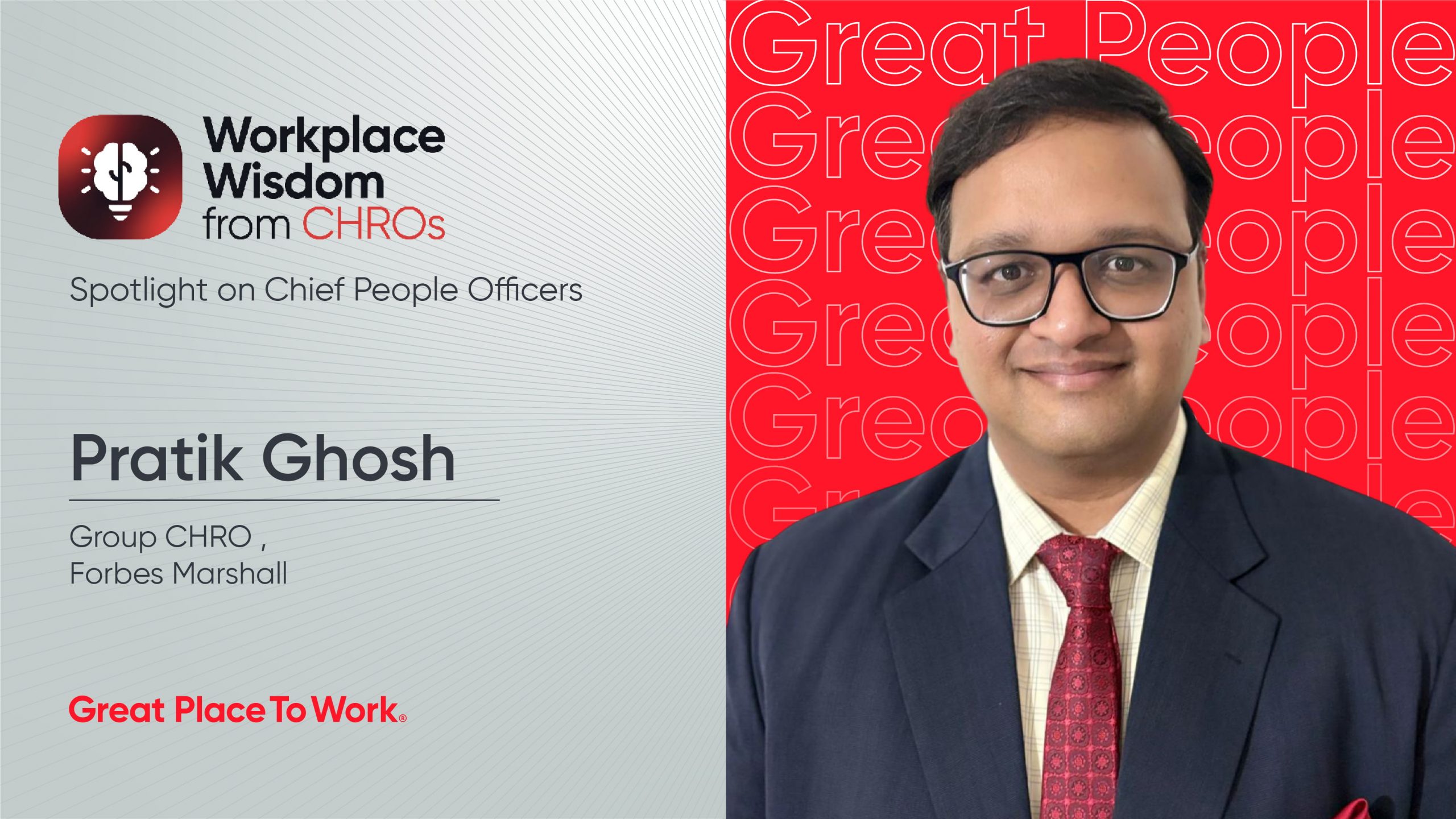 Pratik Ghosh, Group CHRO at Forbes Marshall